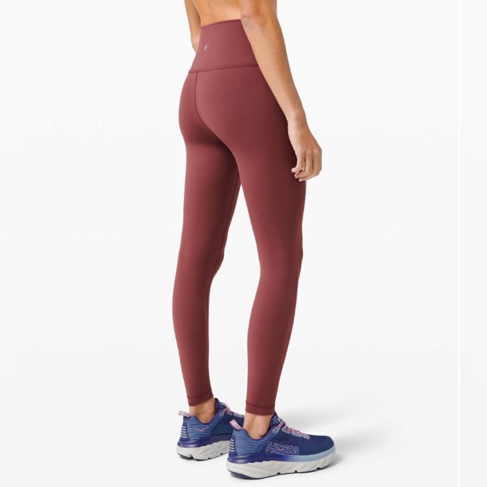 Lululemon Wunder Train High-Rise Tight Size 2 Style W5CQDS Dark Mauve 25” inseam